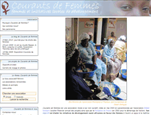Tablet Screenshot of courantsdefemmes.org