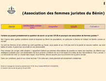 Tablet Screenshot of afjb.courantsdefemmes.org